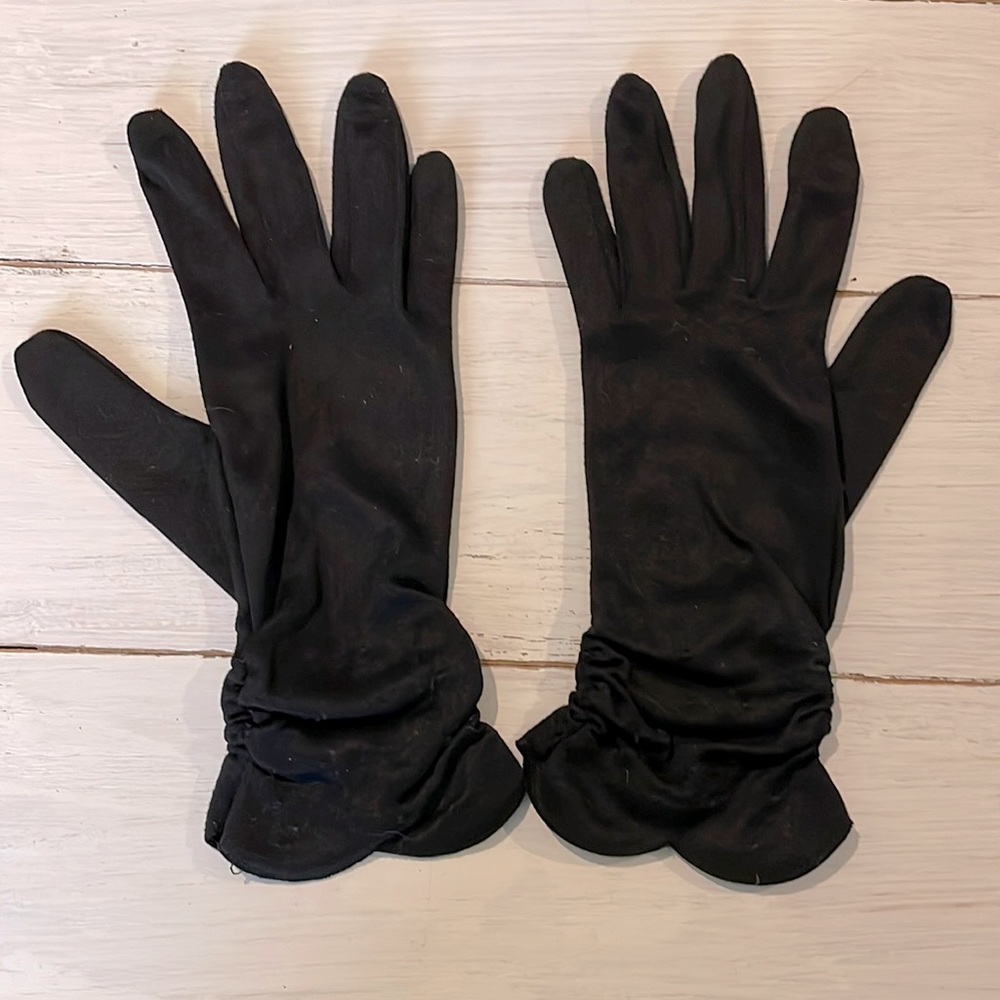 Vintage black ladies gloves